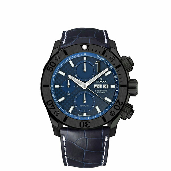 【10％OFFクーポン利用で】EDOX エドックス クロノオフショア1 クロノグラフ オートマティック 01114-37N-BUIN-L メンズ 腕時計 国内正規品 送料無料