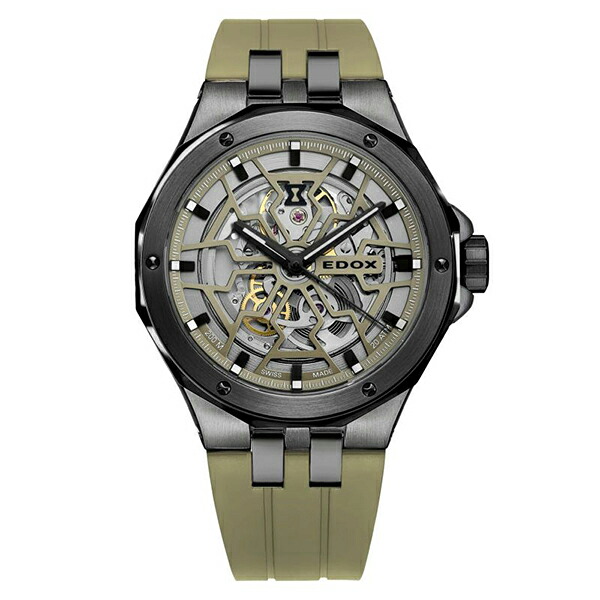 【2,000円OFFクーポン券受け入れるで】EDOX エドックス デルフィン 一風変わった 仕組みノ オートマティック 85303-357GNCAV-VONB メンズ ウオッチ 国内置き目品 貨物輸送無料