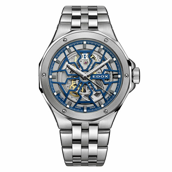 【2,000円OFFクーポン券受け入れるで】EDOX エドックス デルフィン 一風変わった 仕組みノ オートマティック 85303-3M-BUIGB メンズ ウオッチ 国内置き目品 貨物輸送無料