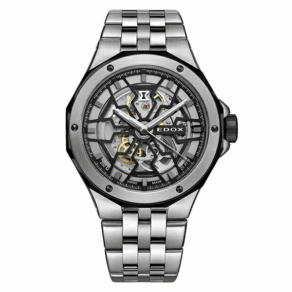 【2,000円OFFクーポン券受け入れるで】EDOX エドックス デルフィン 一風変わった 仕組みノ オートマティック 85303-3NM-NBG メンズ ウオッチ 国内置き目品 貨物輸送無料