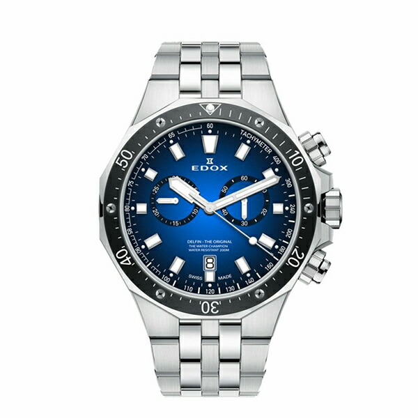 EDOX エドックス デルフィン クロノグラフ 腕時計 純正ベルト 10109 デルフィンにグリーンカラーの新作が登場！ | EDOX日本公式サイト