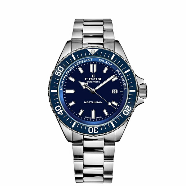【10％OFFクーポン利用で】EDOX エドックス ネプチュニアン オートマティック 80120-3BUM-BUF メンズ 腕時計 国内正規品 送料無料