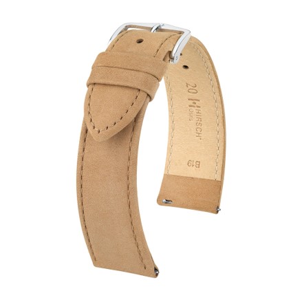 HIRSCH Hirsch Osiris Nubuck Osiris Nubuck 03433090-2-20 Leather Band Watch Replacement Strap Easy Installation Genuine Domestic Product Free Shipping
