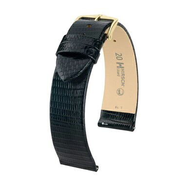 【10％OFFクーポン利用で】HIRSCH Lizard ヒルシュ 01766050-1-20 腕時計用 革バンド 国内正規品 送料無料