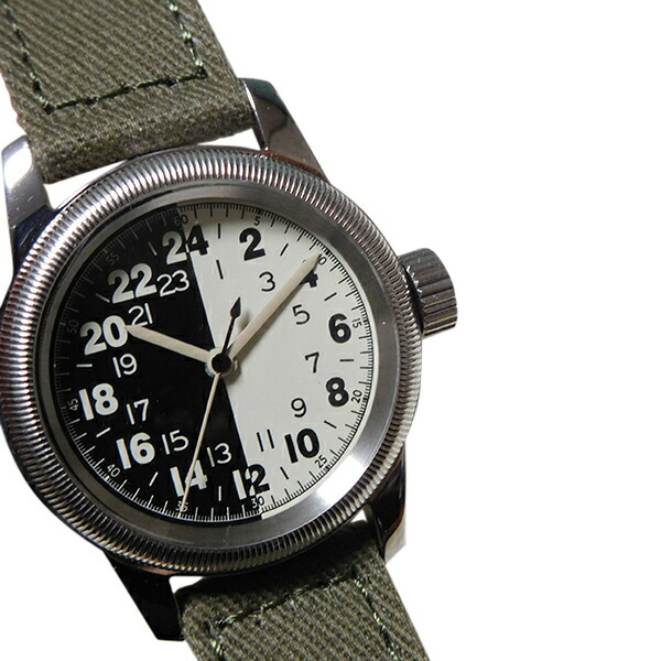 【2,000円OFFクーポン利用で】M.R.M.W. モントルロロイ ミリタリーウォッチ TYPE A-17a 24H 24-17ND-01GF メンズ 腕時計 国内正規品 送料無料｜腕時計 Chronostaff DAH DAH