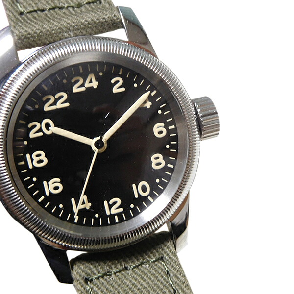 【10％OFFクーポン利用で】M.R.M.W. モントルロロイ ミリタリーウォッチ TYPE A-11 24H 24-11b-01GF メンズ 腕時計 国内正規品 送料無料