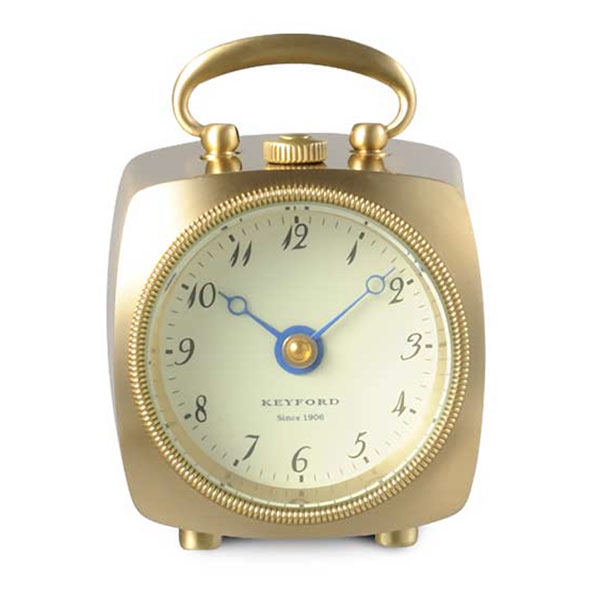 【2,000円OFFクーポン利用で】KEYFORD キーフォード GRAB TABLE WATCH GOLD グラブテーブルウオッチ ゴールド 417-0001G 置き時計 国内正規品 送料無料|腕時計 Chronostaff DAH DAH