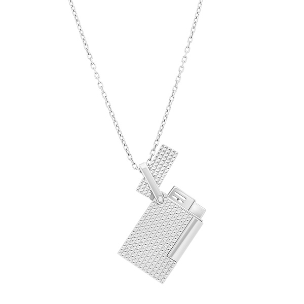 【10%OFFクーポン利用で】S.T.DUPONT エス・テー・デュポン K27066CH ライター ネックレス 電子式 ダイヤモンドヘッド シルバー 国内正規品 送料無料|腕時計 Chronostaff DAH DAH