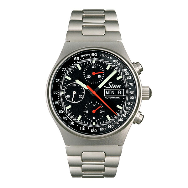 Sinn ジン スポーティ クロノグラフ 144.ST.SA 旧式クラスプブレス仕様 メンズ 腕時計 国内正規品 送料無料