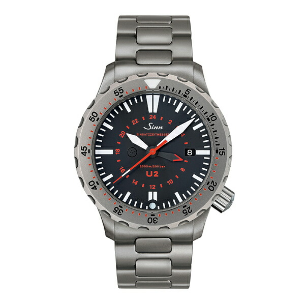 Sinn ジン ミッションタイマー EZM5 U2（EZM5）ブレス仕様 メンズ 腕時計 国内正規品 送料無料