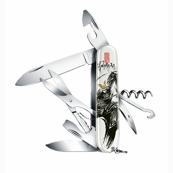 【2,000円OFF引き換え証当て嵌めるで】VICTORINOX ビクトリノックス 戦国墨絵クライマー 島津義弘 1.3703.7-X17 マルチ物の具 スイス連邦製 国内定め事品 貨物輸送無料