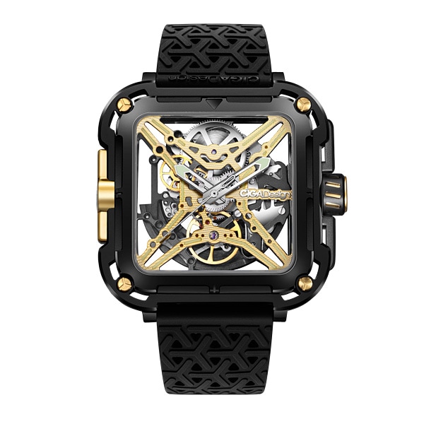 【2,000円OFFクーポン利用で】CIGA Design シガ デザイン Series X Gorilla Golden X021-BLGO-W25BK メンズ 腕時計 国内正規品 送料無料|腕時計 Chronostaff DAH DAH