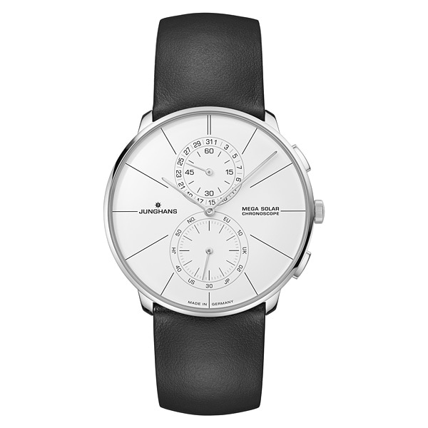 【10％OFFクーポン利用で】JUNGHANS ユンハンス Meister fein Chronoscope MEGA Solar 59-4200-00 メンズ腕時計 国内正規品 送料無料