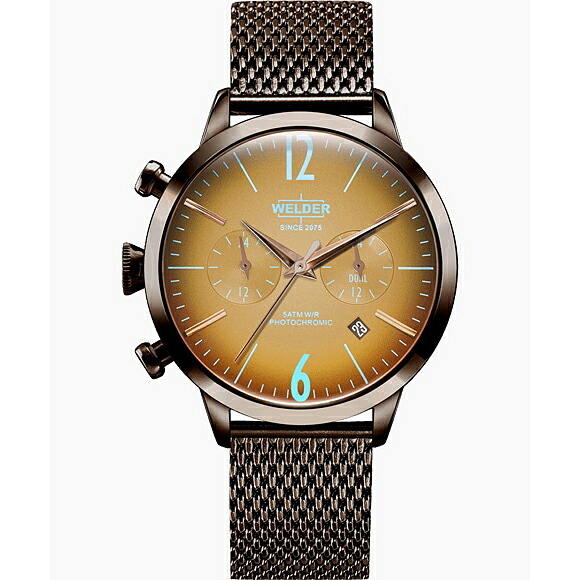 【10％OFFクーポン利用で】WELDER ウェルダー MOODY DUAL TIME 38MM WWRC606 メンズ腕時計 国内正規品 送料無料