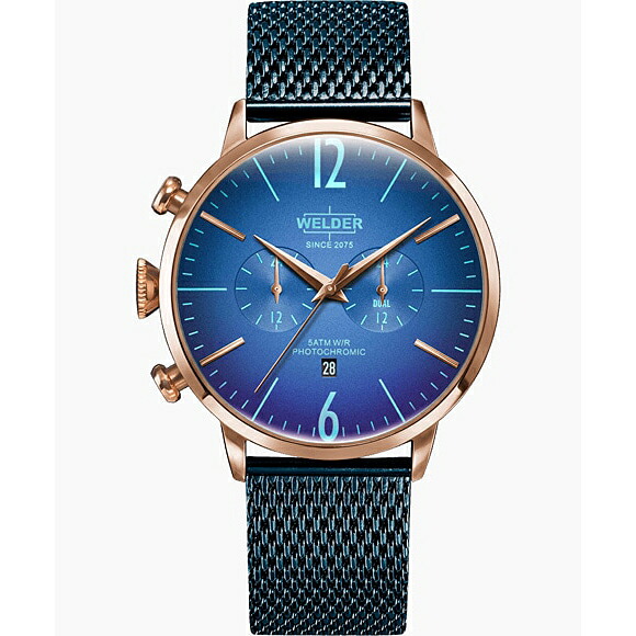 【10％OFFクーポン利用で】WELDER ウェルダー MOODY DUAL TIME 45MM WWRC418 メンズ腕時計 国内正規品 送料無料