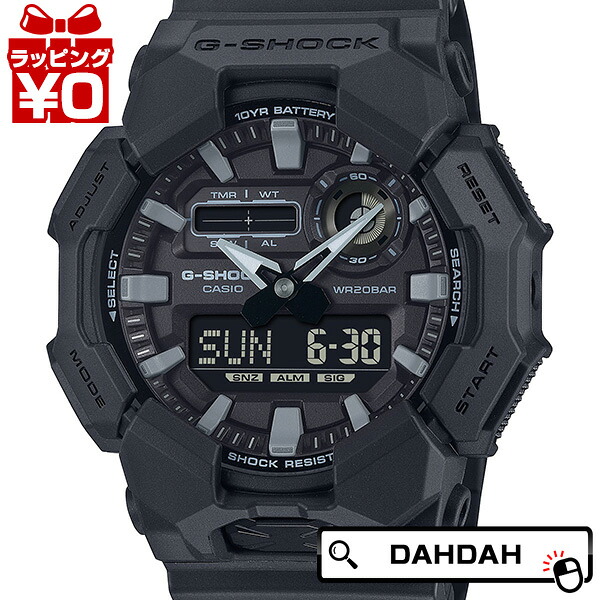 【10％OFFクーポン利用で】G-SHOCK Gショック ジーショック カシオ CASIO 10年バッテリー ブラック GA-010-1A1JF メンズ 腕時計 国内正規品 送料無料｜腕時計 Chronostaff DAH DAH