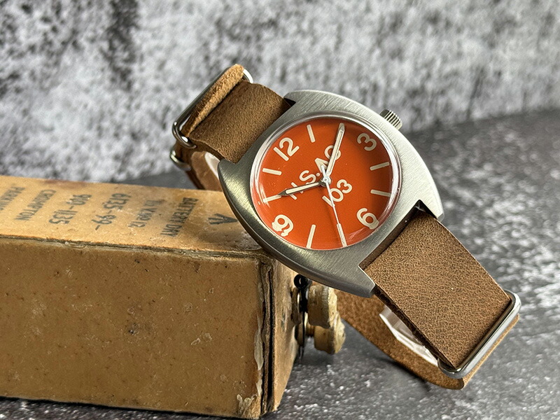 【2,000円OFFクーポン利用で】M.R.M.W. モントルロロイ ミリタリーウォッチ Royal 0052 H.S. Orange オレンジ 0052-org-18-05CRF メンズ 国内正規品 送料無料
