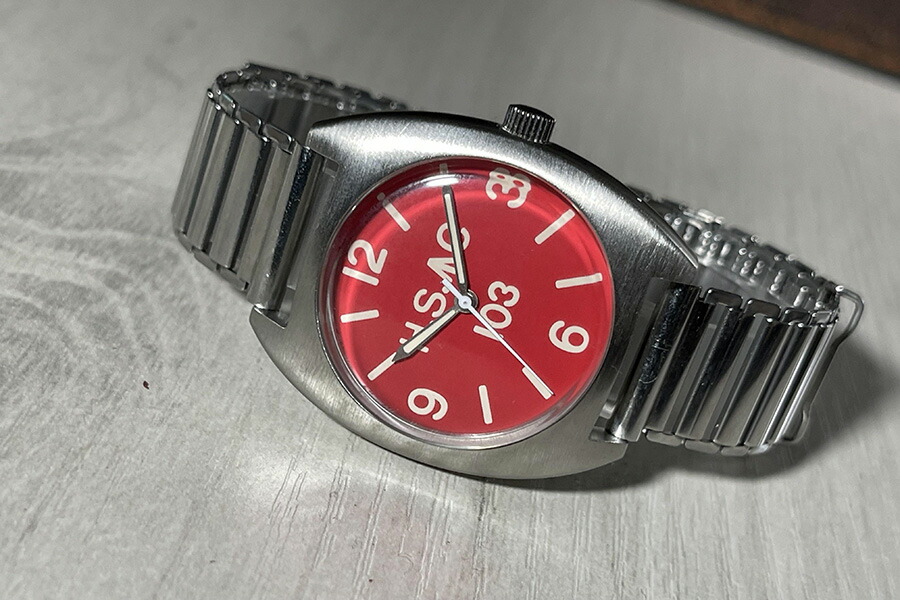 M.R.M.W. モントルロロイ ミリタリーウォッチ Royal 0052 H.S. Red レッド 赤 0052-red-18-08BB メンズ 国内正規品 送料無料｜腕時計 Chronostaff DAH DAH