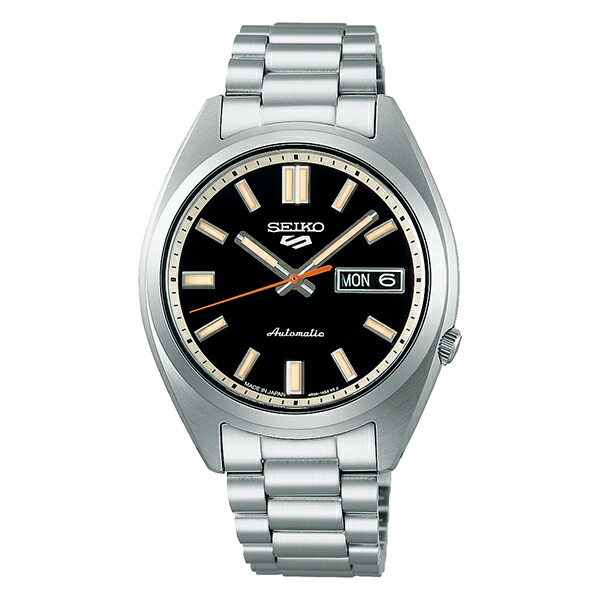 【2,000円OFF引き換え証当て嵌めるで】SEIKO セイコー 日本製 自動小銃一巻き オレンジ色秒針 黒いこと 黒 SBSA255 メンズ ウオッチ 国内定め事品 貨物輸送無料