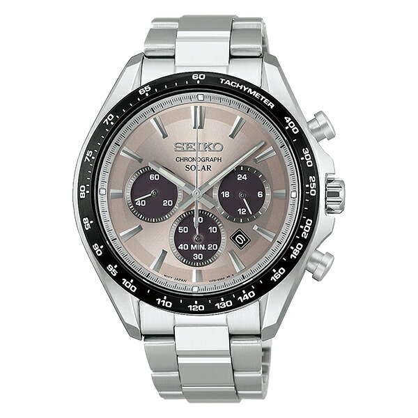 SEIKO セイコー Seiko Selection セイコー 選りぬき ソーラー クロノグラフ ゴールドベージュ SBPY181 メンズ ウオッチ 国内定め事品 貨物輸送無料