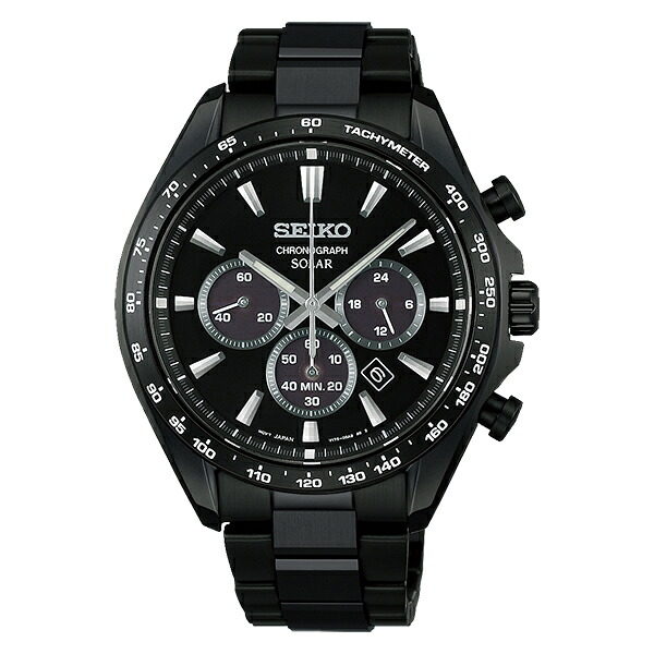 SEIKO セイコー Seiko Selection セイコー 選りぬき ソーラー クロノグラフ 黒いこと 黒 SBPY187 メンズ ウオッチ 国内定め事品 貨物輸送無料