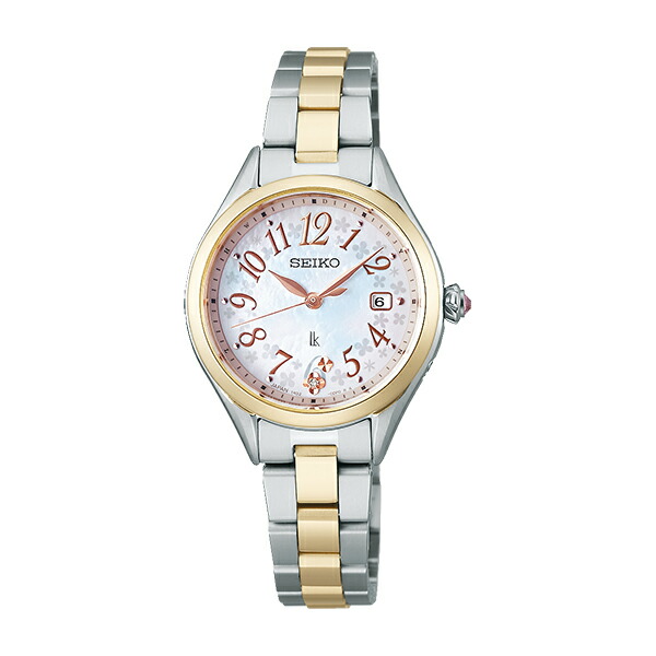 SEIKO セイコー LUKIA ルキア 日本製 ソーラー電磁波 チタン 二人組 SSQW092 レディース ウォッチ 国内置き目品 貨物輸送無料