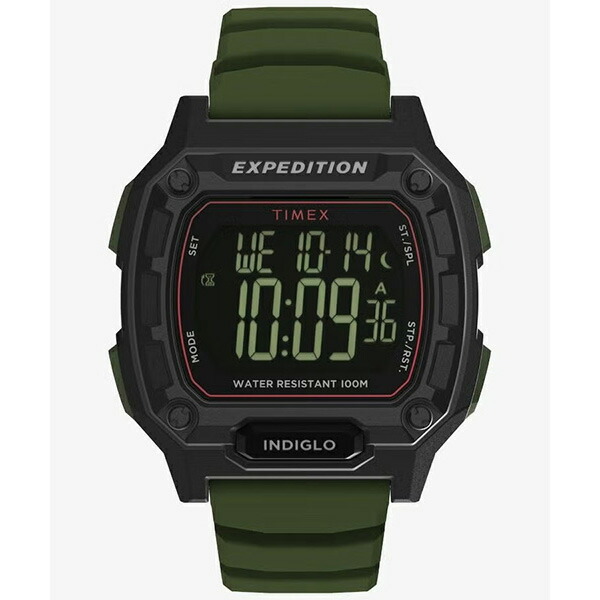 【10％OFFクーポン利用で】TIMEX タイメックス エクスペディション リッジ デジタル レジンケース デジタル表示 インディグロバックライト搭載 TW4B34500 メンズ 腕時計 国内正規品 送料無料