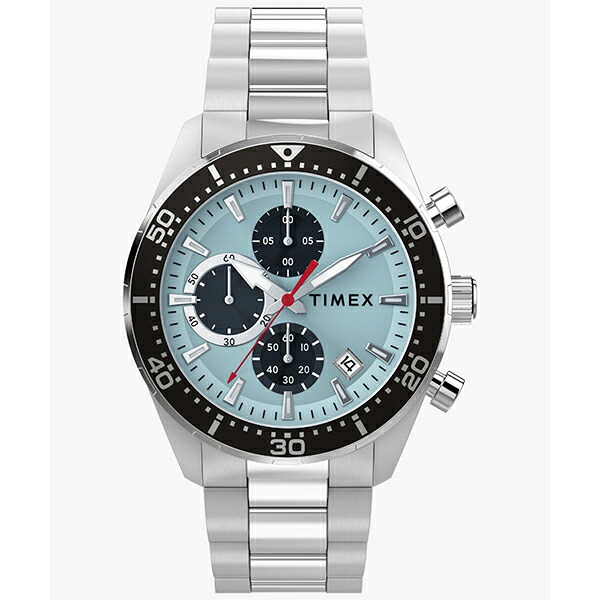 【2,000円OFFクーポン利用で】TIMEX タイメックス リッジフィールド クロノグラフ ブルーダイヤル クォーツ デイト表示 スポーツ TW2Y62200 メンズ 腕時計 国内正規品 送料無料|腕時計 Chronostaff DAH DAH
