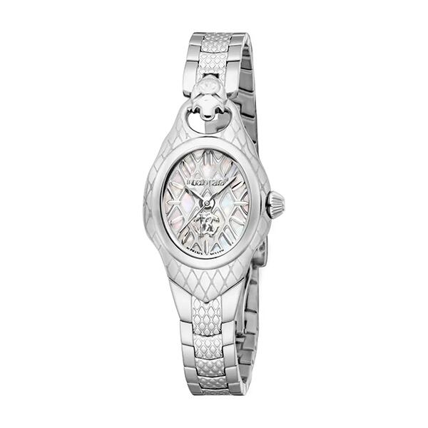 【2,000円OFFクーポン券受け入れるで】roberto cavalli by FRANCK MULLER ロベルト カヴァリ バイ 簡明直截 レギオモンタヌス  Snake Core Watch（スネーク・コア・ウォッチ） 蛇 RV1L271M0011 レディース ウオッチ 国内置き目品 貨物輸送無料