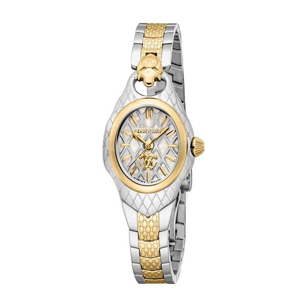 【10％OFFクーポン利用で】roberto cavalli by FRANCK MULLER ロベルト カヴァリ バイ フランク ミュラー Snake Core Watch（スネーク・コア・ウォッチ） 蛇 RV1L271M0051 レディース 腕時計 国内正規品 送料無料｜腕時計 Chronostaff DAH DAH