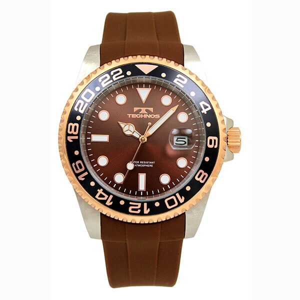 楽天市場】腕時計 メンズ TECHNOS テクノス 100周年記念モデル T6C28