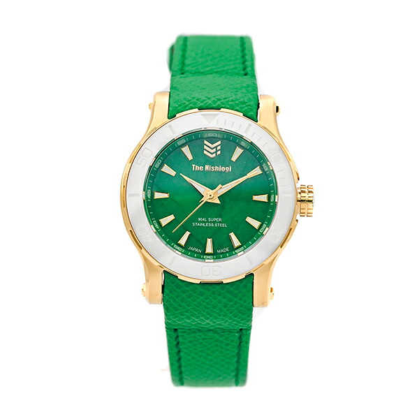 【2,000円OFFクーポン利用で】The Nishiogi ザ・ニシオギ 中国の王妃ウォッチ 36mm 日本製 ISSUE 1.8 翡翠 レディース 腕時計 国内正規品 送料無料 148,500円