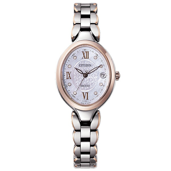 CITIZEN シチズン EXCEED エクシード お花モチーフ 日本製 オーバルケース ES9515-53N レディース 腕時計 国内正規品 送料無料