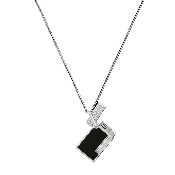 【10%OFFクーポン利用で】S.T.DUPONT エス・テー・デュポン LIGHTER NECKLACE LACQUER K27076CH ライターネックレス シルバー 国内正規品 送料無料|腕時計 Chronostaff DAH DAH