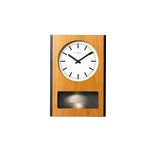 【10％OFFクーポン利用で】INTERZERO インターゼロ CHAMBRE シャンブル CH-077OA 静音 日本製 クロック オーク 国内正規品 送料無料
