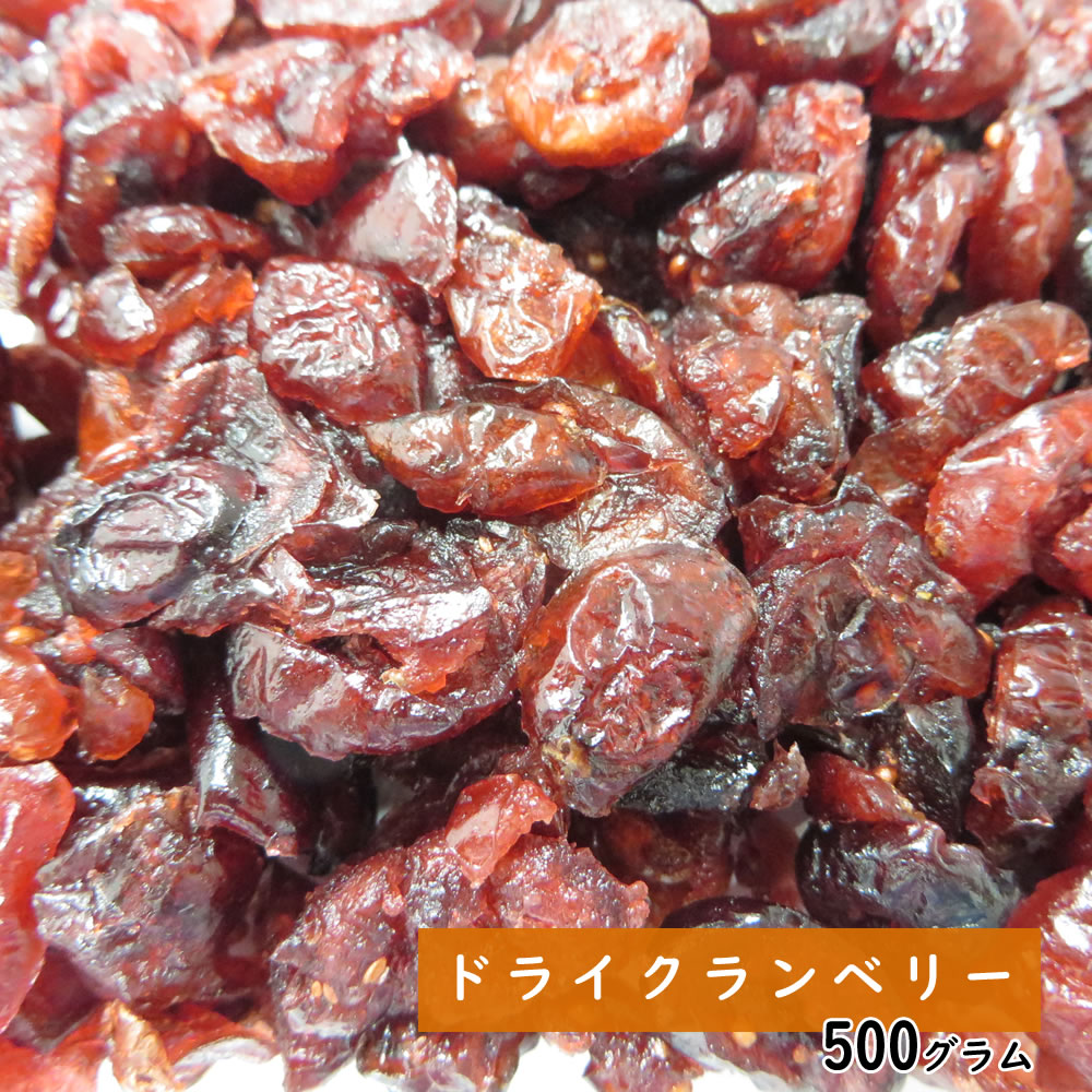 ドライクランベリー 500g ドライフルーツ 即納最大半額 父の日 ギフト 手土産 最大61%OFFクーポン プレゼント クランベリーランキング1位受賞 保存食 送料無料 行動食 フルーツティー キャンプ飯 非常食