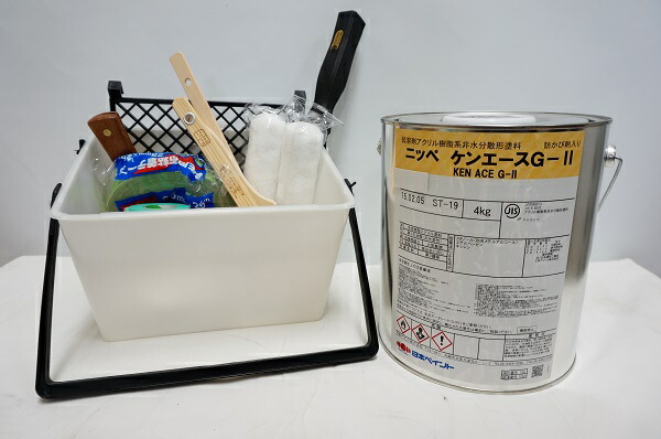 楽天市場】【即日発送】ニッペ ケンエースGー2・外壁塗装用具セット