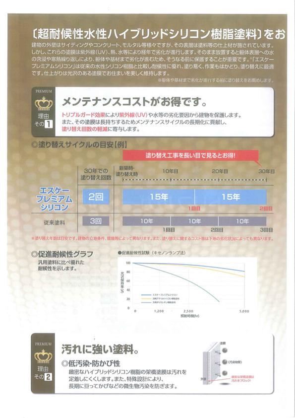 楽天市場 送料無料 エスケー プレミアムシリコン 標準色 ｓｒ 104 ｓｒ 402 色 艶あり 15kg ｆ 1液水性 取り扱い説明書付き 大栄ペイント