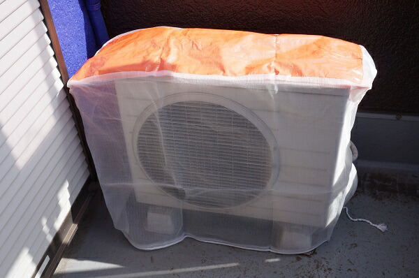 楽天市場】エアコン室外機 養生カバー（白メッシュ） : サミーショップ