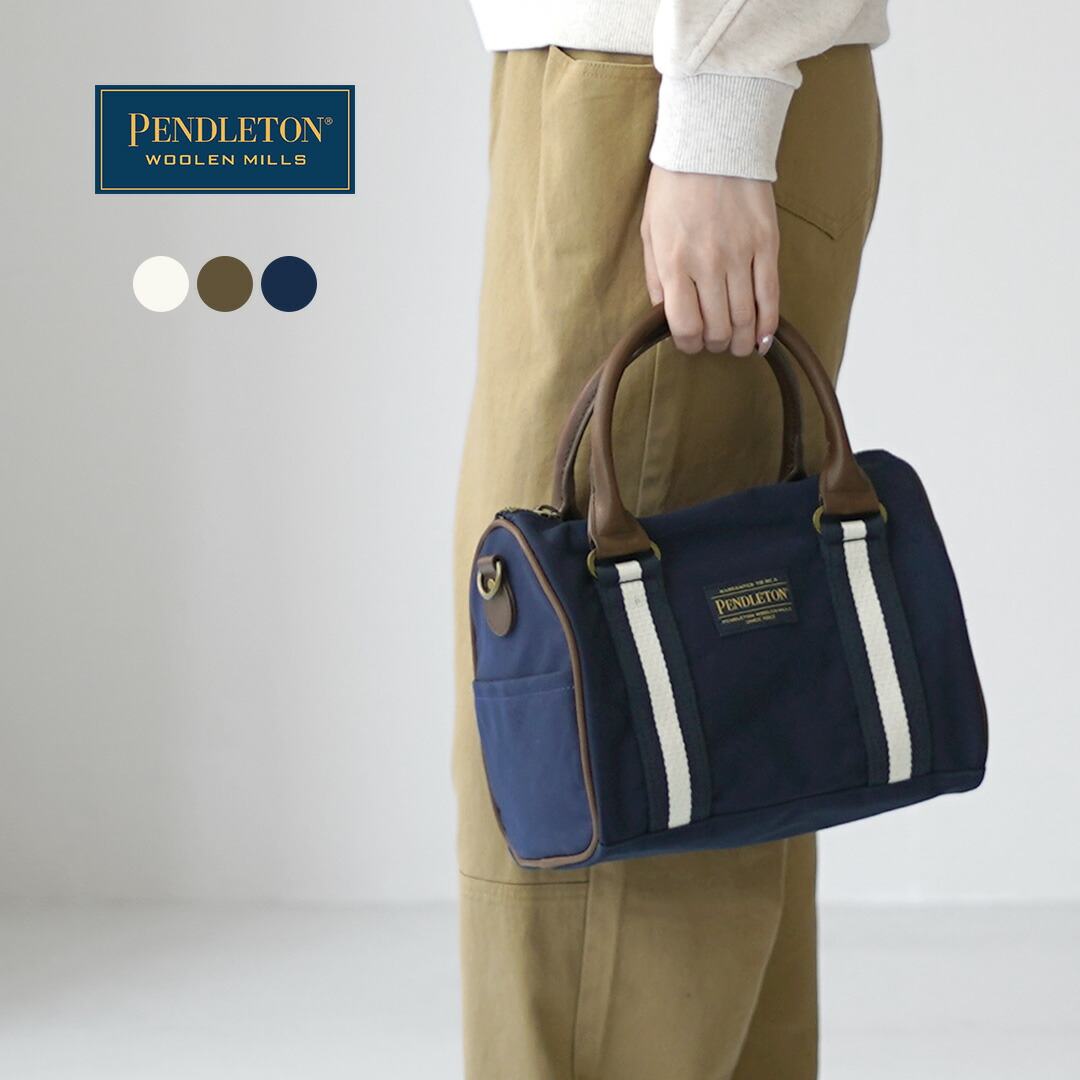 PENDLETON（ペンドルトン） PENDLETON×MARIE 2WAYミニボストン コーティングキャンバス / ハンドバッグ ショルダー 鞄 撥水 MARIE 2WAY Mini Boston