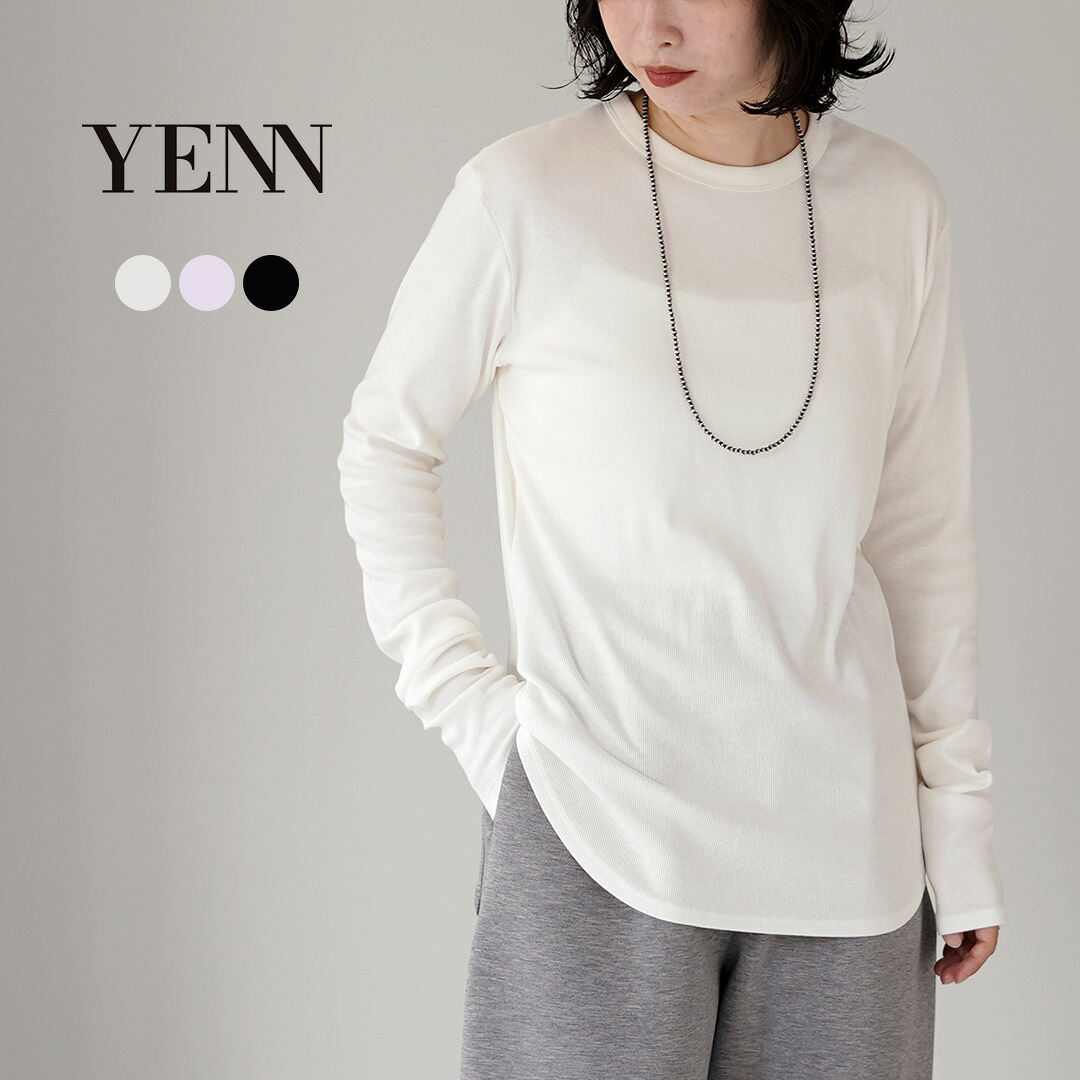 YENN（イェン） コットン リブ ロング スリーブ Tシャツ / レディース 長袖｜GochI by ROCOCO