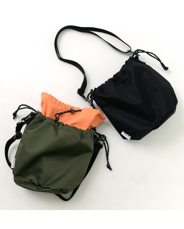 スーパーsale限定クーポン対象 F Ce エフシーイー サテン ドローストリングス メンズ レディース チョークバック ポーチ ミニショルダー 巾着 Satin Drawstring Gochiスポーツバッグを上品かつ機能的に