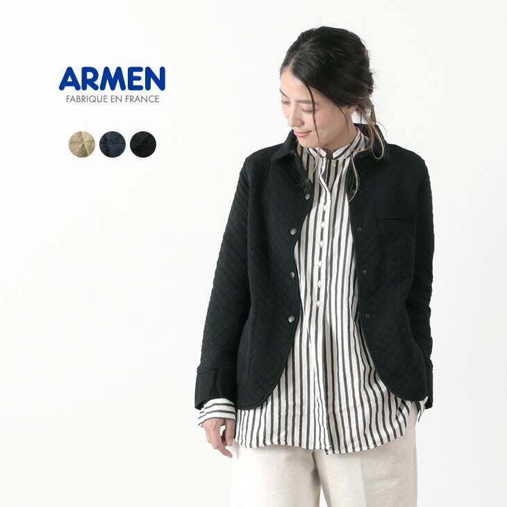 【楽天市場】ARMEN（アーメン） コットン キルト シャツカラー