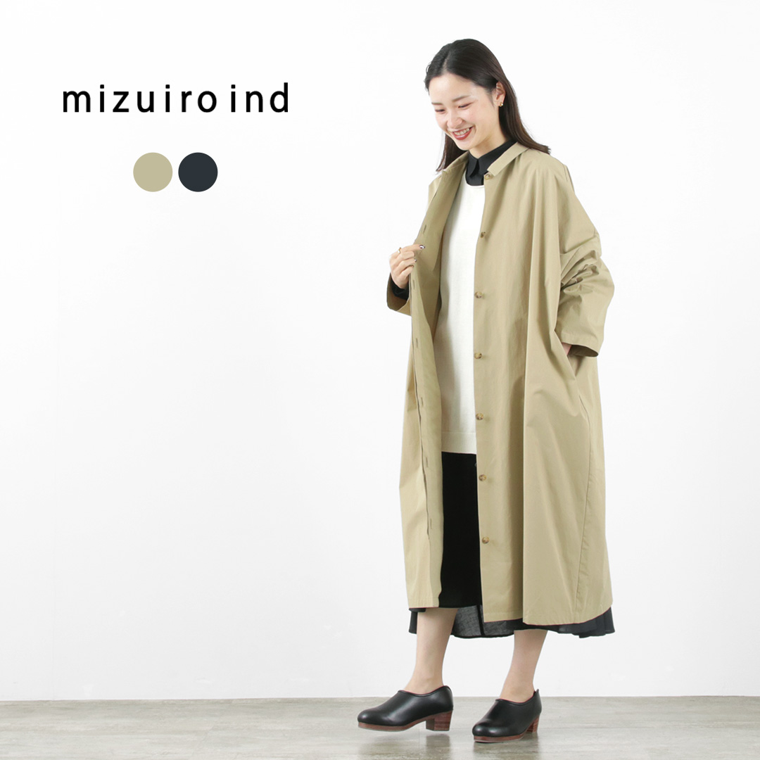 【楽天市場】MIZUIRO IND（ミズイロインド） シャツライク コート