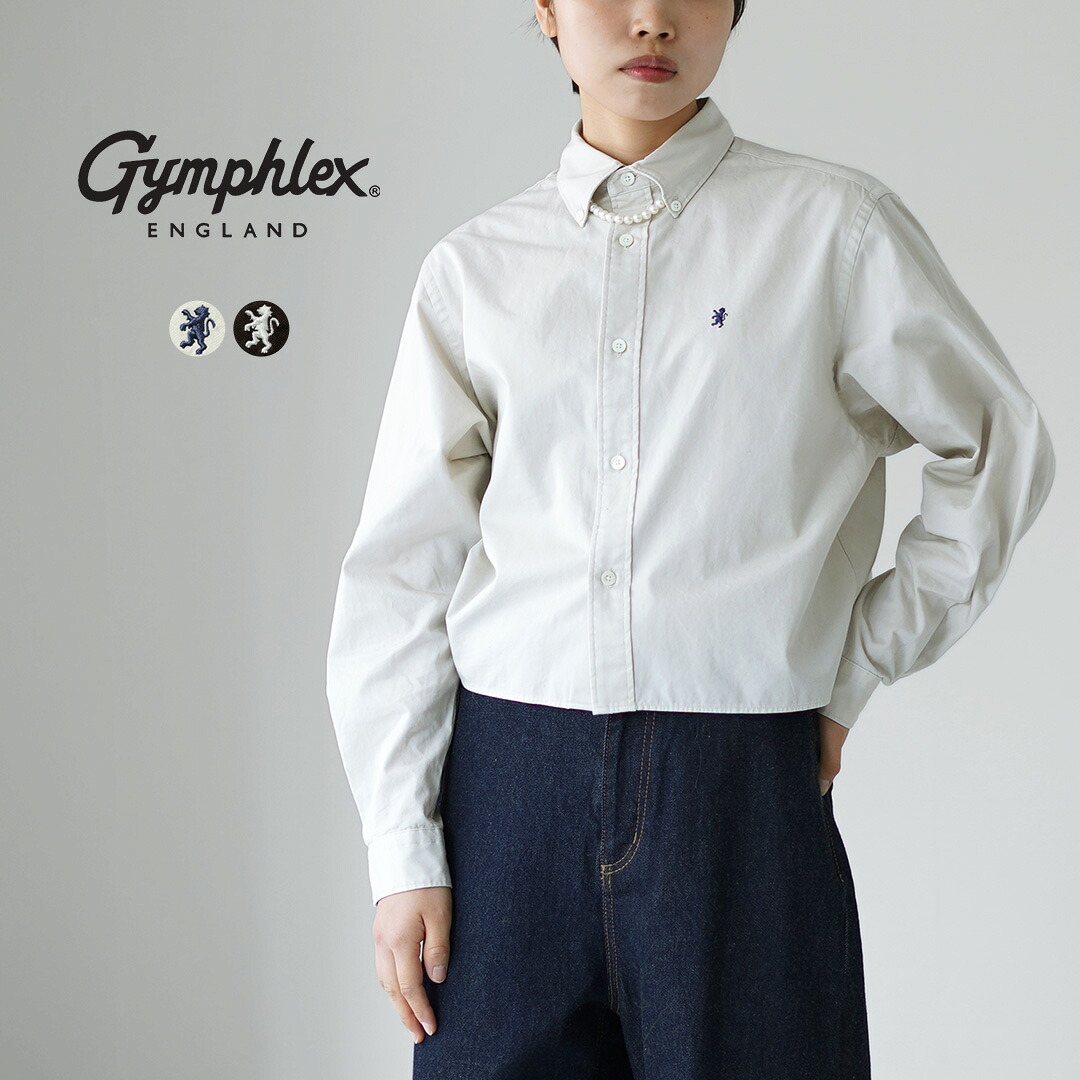 GYMPHLEX（ジムフレックス） B.D. ツイルシャツ ショート / トップス 長袖 レディース 綿100 12,540円