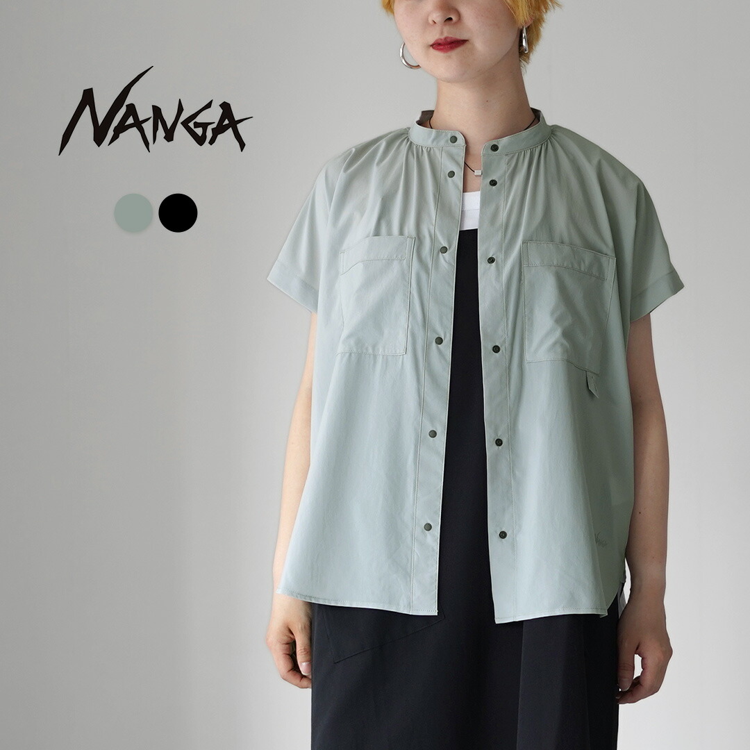 NANGA（ナンガ） エクスカーション ショートスリーブ ブラウス / レディース 半袖 UVカット 吸水速乾 アウトドア レジャー｜GochI by ROCOCO