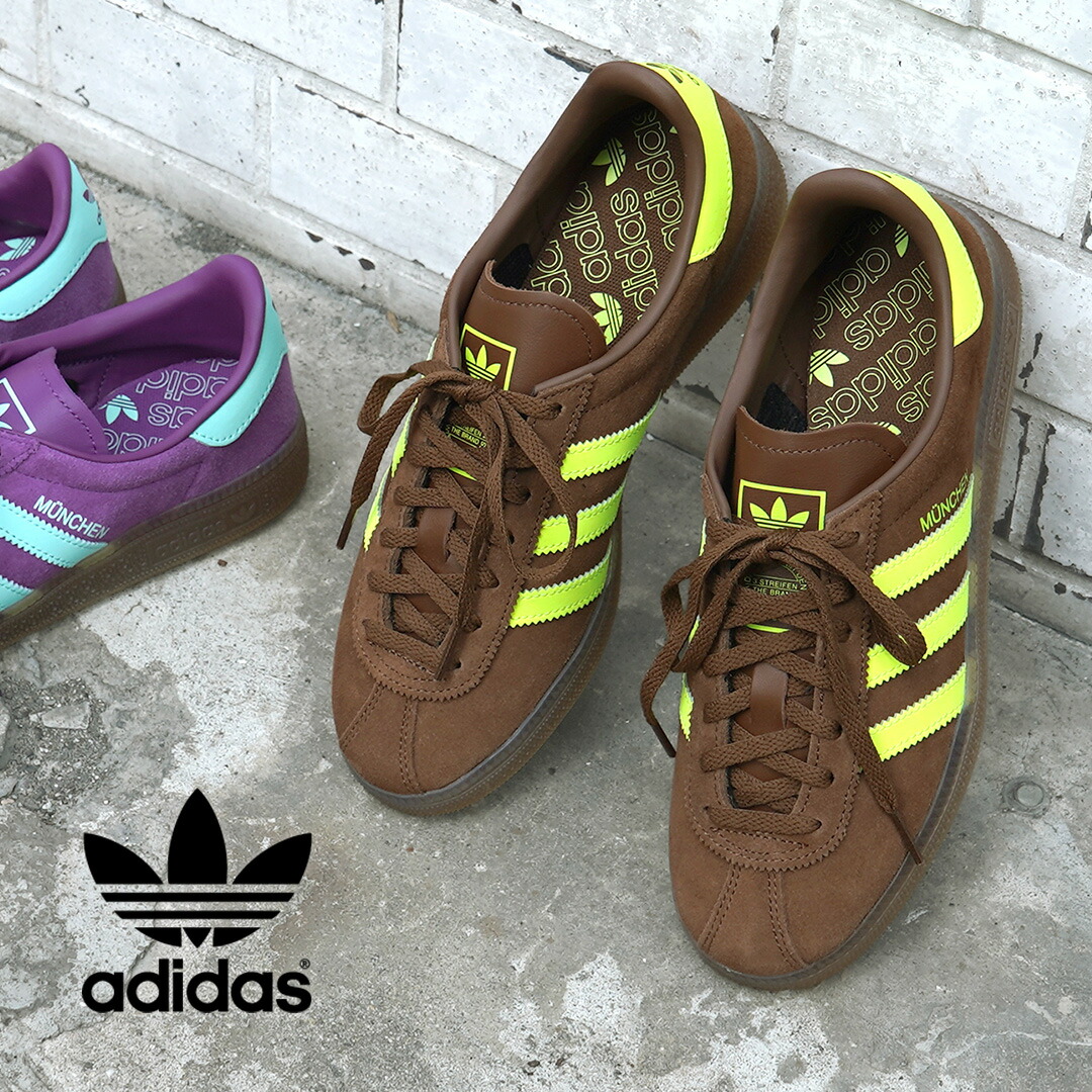 【動画あり】ADIDAS ORIGINALS（アディダス オリジナルス） MUENCHEN レディース ミュンヘン / スニーカー シューズ ガムソール スエード 靴 ローカット MUENCHEN W OPI31