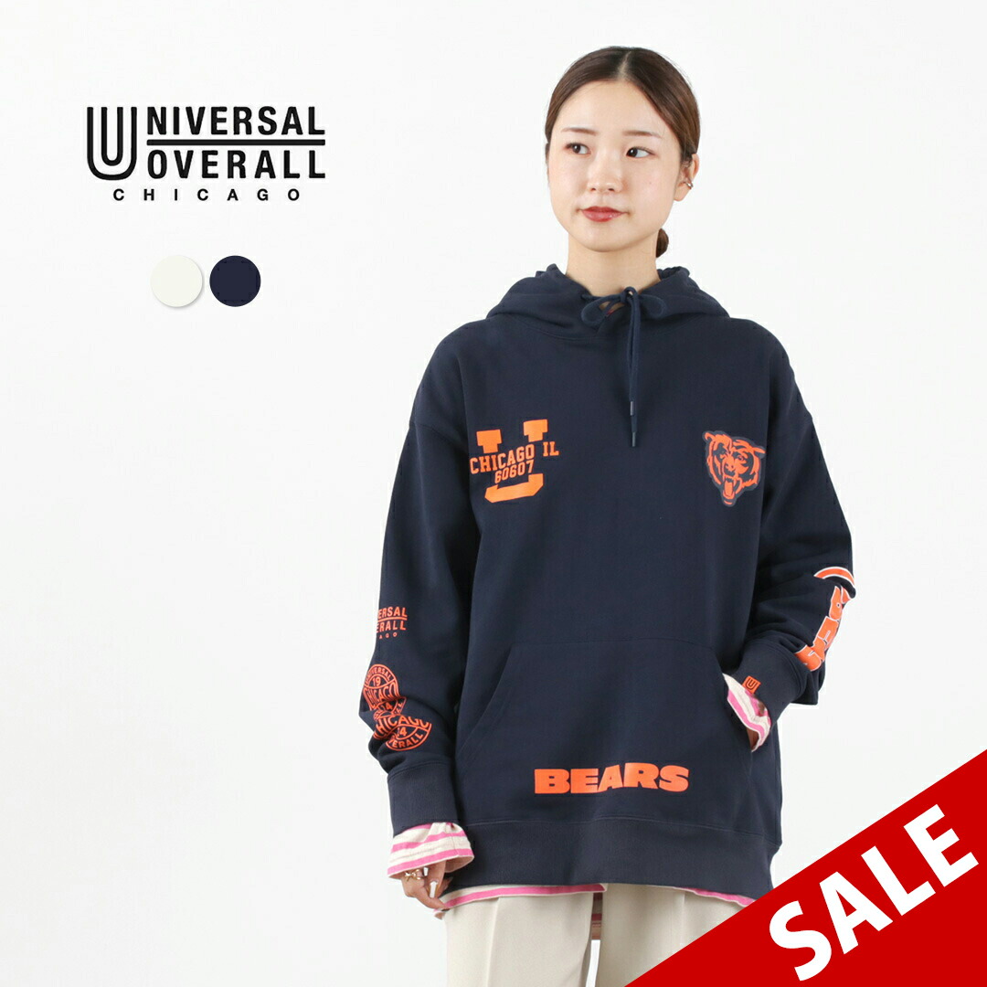 楽天市場】【10％OFFクーポン対象】UNIVERSAL OVERALL（ユニバーサルオーバーオール） 30/7 TC スウェット シャツ レディース  長袖 裏起毛 厚手 大きいサイズ プルオーバー パーカー トレーナー 暖かい 30/7 TC SWEAT SHIRT : GochI by ROCOCO