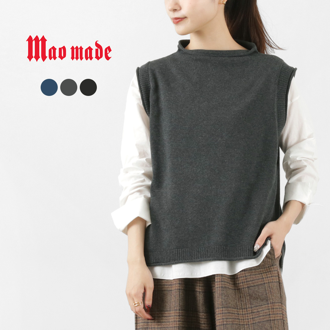 楽天市場】MAO MADE（マオメイド） シャペウ 2WAY 畦編み クルー