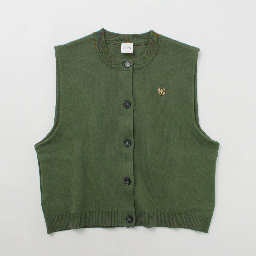 YENN（イェン） ダブルフェイス ニットベスト / レディース トップス